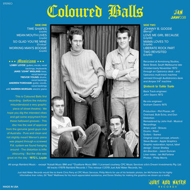 Coloured Balls : The First Supper Last Or Scenes We Didn't Get To See (LP, RE, RM)