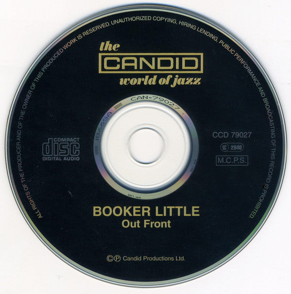 Booker Little : Out Front (CD, Album, RE)