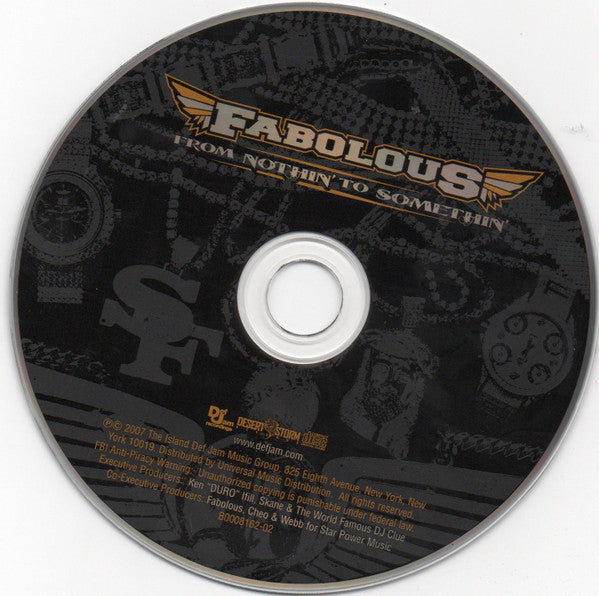 Fabolous : From Nothin' To Somethin' (CD, Album, Ltd, Bes)