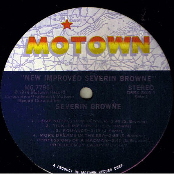 Severin Browne : New Improved Severin Browne (LP, Album)