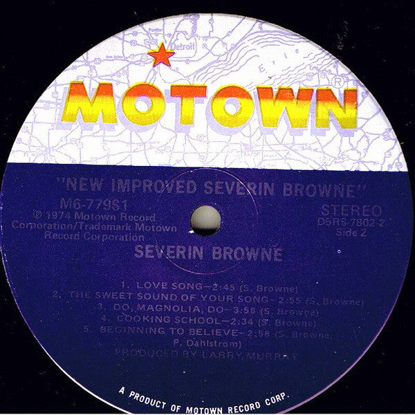 Severin Browne : New Improved Severin Browne (LP, Album)