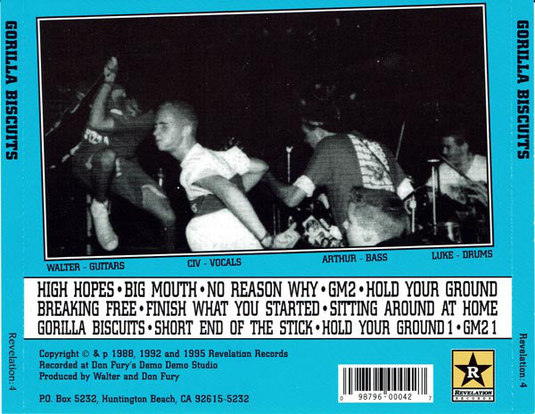 Gorilla Biscuits : Gorilla Biscuits (CD, RE)