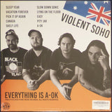 Violent Soho : Everything is A-OK (LP, Album, Ltd, Yel)