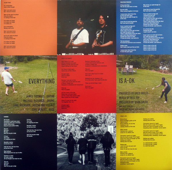 Violent Soho : Everything is A-OK (LP, Album, Ltd, Yel)
