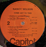 Nancy Wilson : Come Get To This (LP, Album, Win)