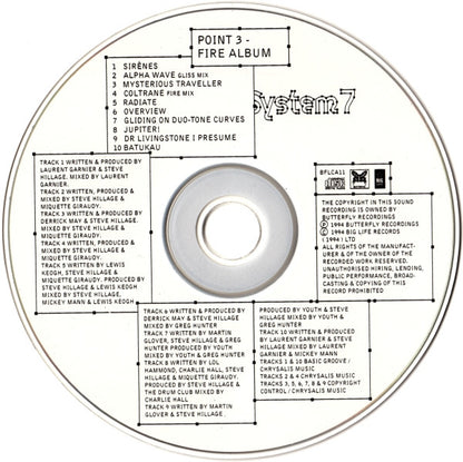System 7 : Point 3 - Fire Album (CD, Album)