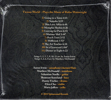 Vicious World (2) : Plays The Music Of Rufus Wainwright (CD, Album)