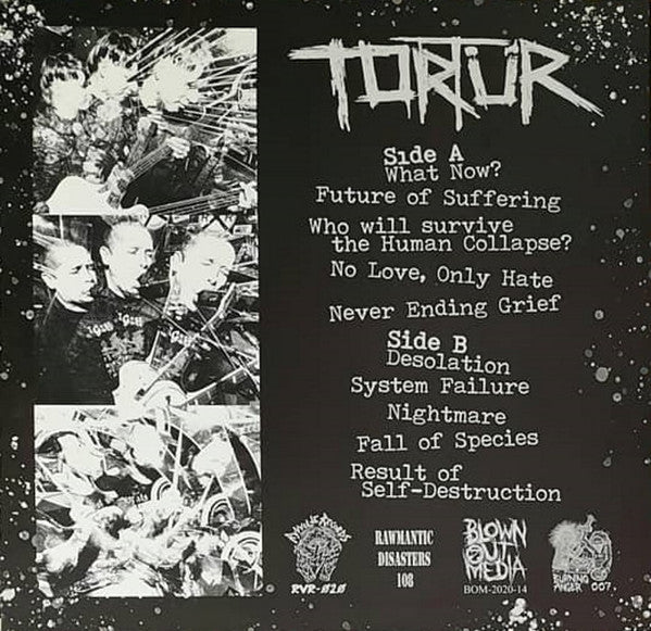 Tortür : Never Ending Grief (12", Album, Ltd, Whi)