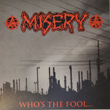 Misery (4) : Who's The Fool... (LP, Album, RM, RP, Red)