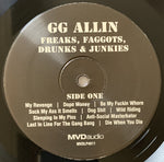 GG Allin : Freaks, Faggots, Drunks & Junkies (LP, Album, RE)