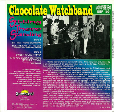 The Chocolate Watchband : Sitting There Standing (7", EP)