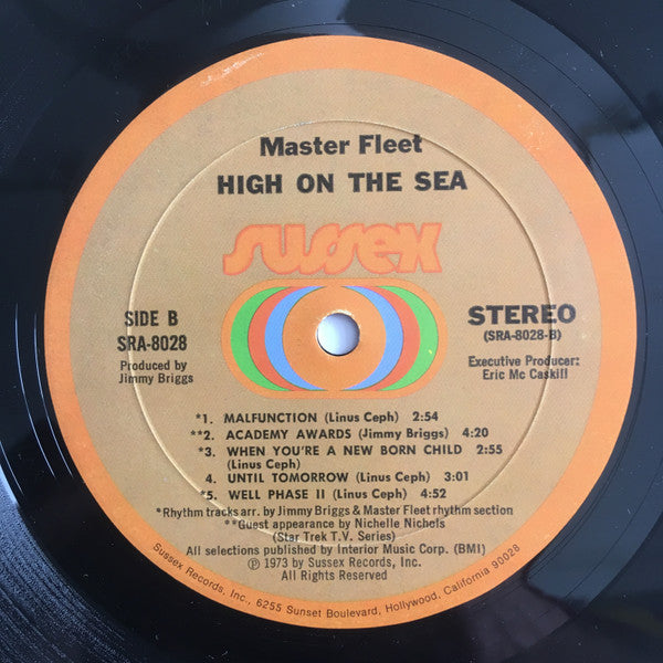 Masterfleet* : High On The Sea (LP, Album)