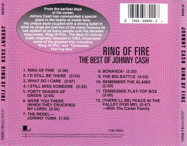 Johnny Cash : Ring Of Fire (The Best Of Johnny Cash) (CD, Comp, RE)