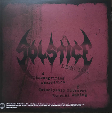 Solstice (3) : Demo 1991 (12", EP, Num, Gre)
