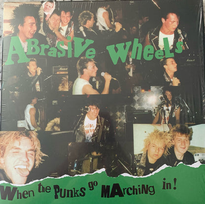 Abrasive Wheels : When The Punks Go Marching In ! (LP, RE, Yel)