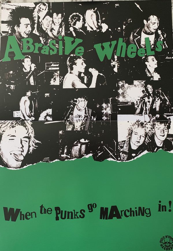 Abrasive Wheels : When The Punks Go Marching In ! (LP, RE, Yel)