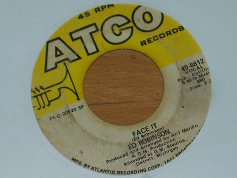 Ed Robinson* : Temptation's Bout To Get Me  (7", Single)