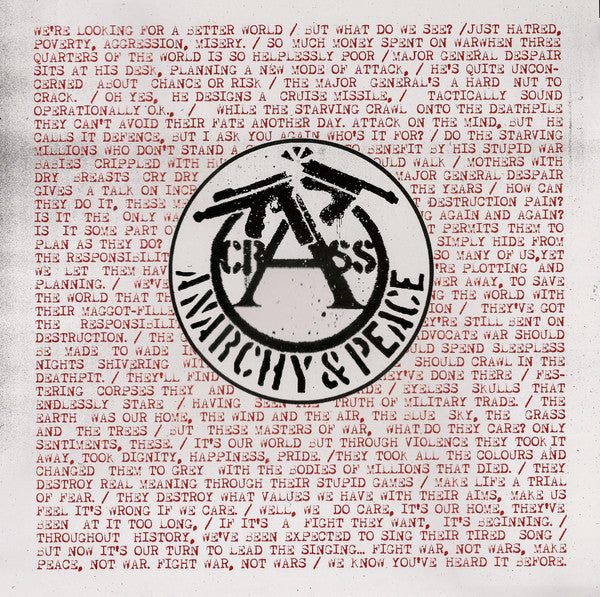 Crass : Demo 1978  + Peel Sessions 1979 (LP, Album, Comp)