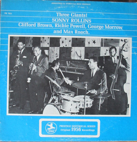 Sonny Rollins : Three Giants! (LP, Album, RE, RM)