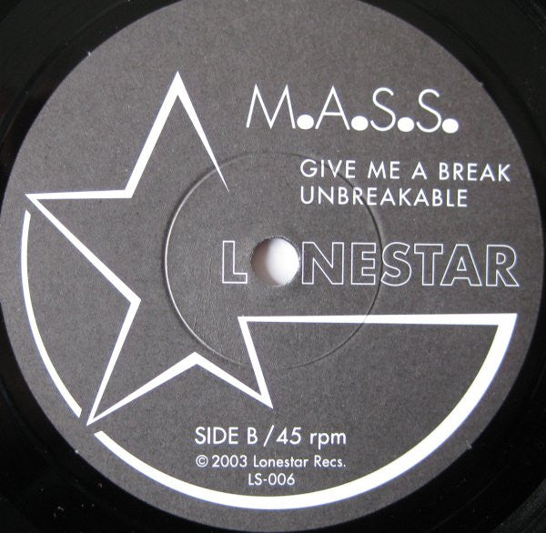 M.A.S.S. (3) : Live A Little (7")