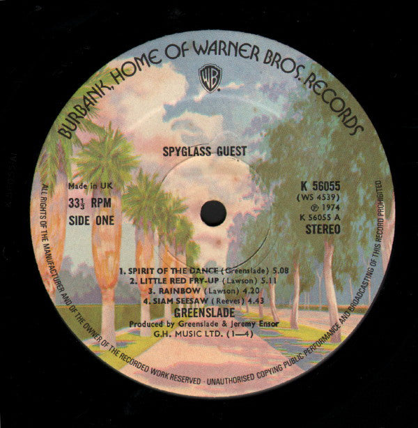 Greenslade : Spyglass Guest (LP, Album, Gat)