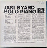 Jaki Byard : Solo Piano (LP, Album, RE)