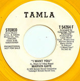 Marvin Gaye : I Want You (7", Promo, Cle)