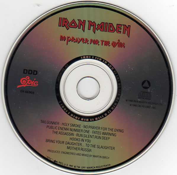 Iron Maiden : No Prayer For The Dying (CD, Album)