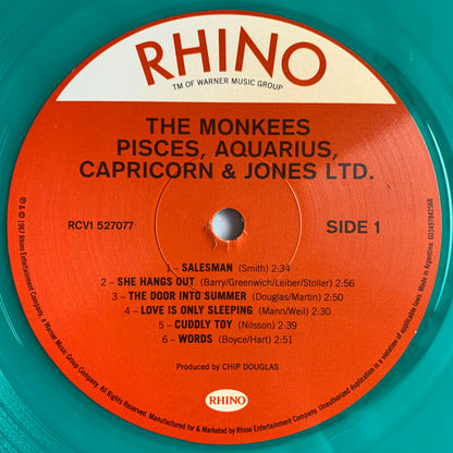 The Monkees : Pisces, Aquarius, Capricorn & Jones Ltd. (LP, Album, Ltd, RE, Tra)