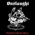 Onslaught (2) : Power From Hell (LP, Album, RE, Whi)