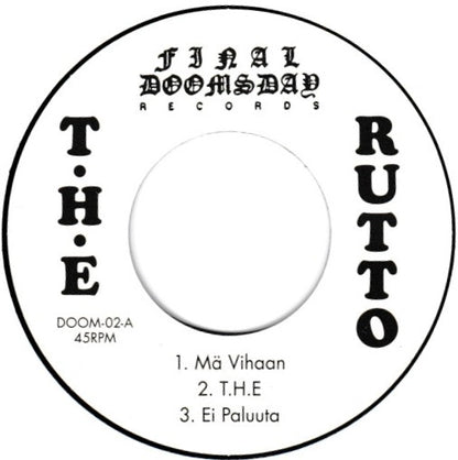 T.H.E Rutto : Ei Paluuta (7", EP, Ltd, RE)