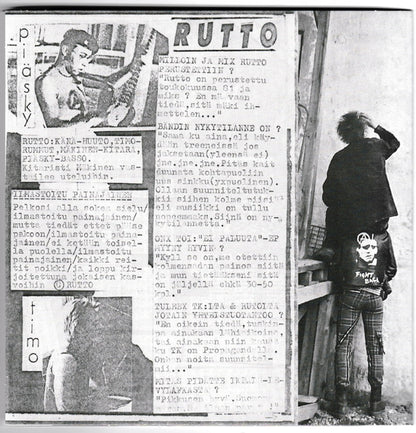 T.H.E Rutto : Ei Paluuta (7", EP, Ltd, RE)