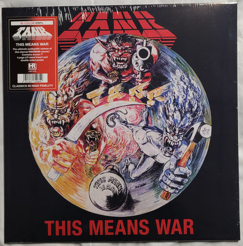 Tank (6) : This Means War (LP, Album, RE, Bi- + 7", Single)