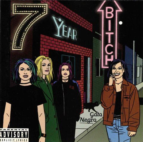 7 Year Bitch : Gato Negro (CD, Album, ARC)