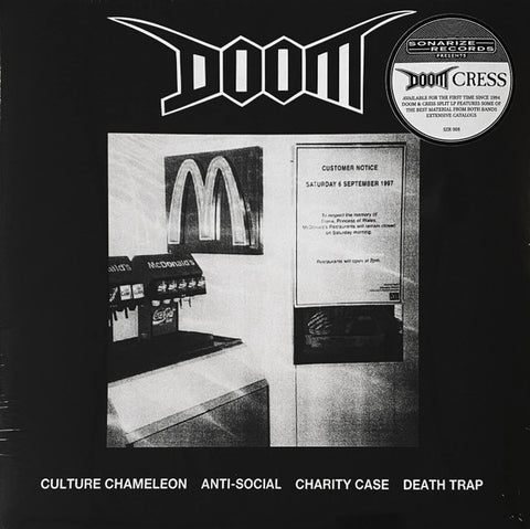 Doom (2) / Cress : Doom / Cress (LP, RE, RM)