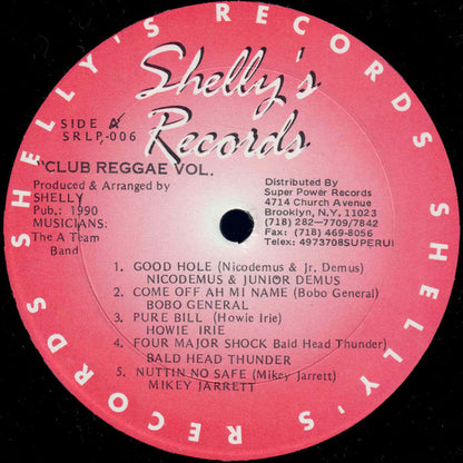 Various : Club Reggae Volume One (LP, Comp)