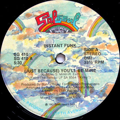 Instant Funk : (Just Because) You'll Be Mine (12", Single)