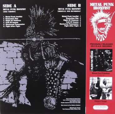 Military Shadow : Metal Punk Ironfist (LP, Album, Ltd, RE)
