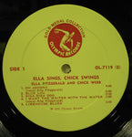 Ella Fitzgerald  And  Chick Webb : Ella Sings, Chick Swings (LP, Album, Quad)