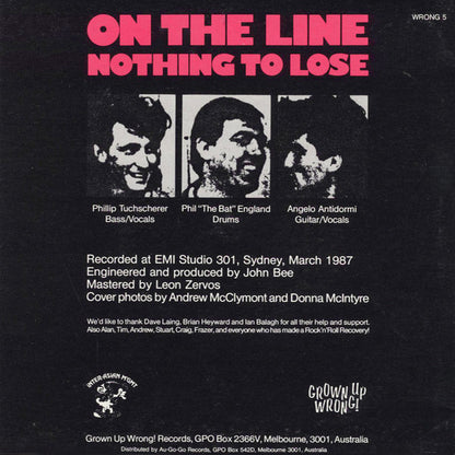 Sweet Ride : On The Line (7", Single)