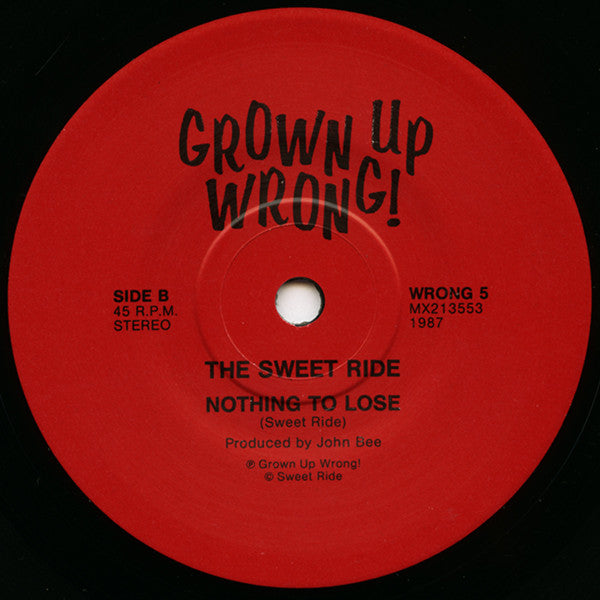 Sweet Ride : On The Line (7", Single)