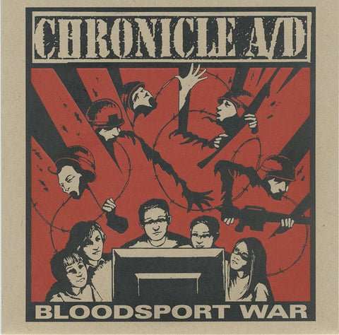 Chronicle A/D : Bloodsport War (7", Bla)