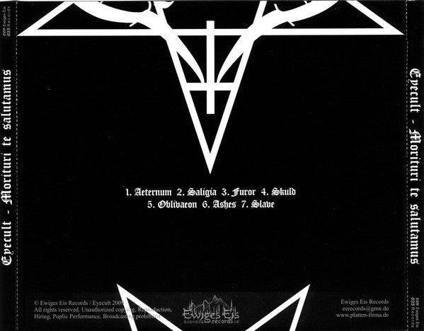 Eyecult : Morituri Te Salutamus (CD, Album)