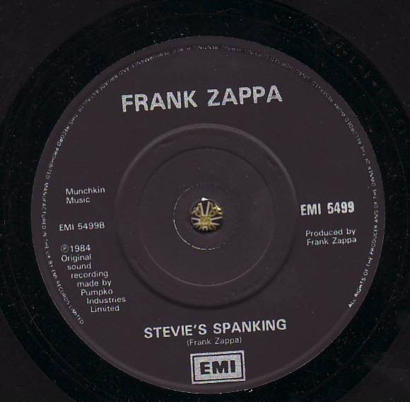 Frank Zappa : Baby, Take Your Teeth Out (7", Single)