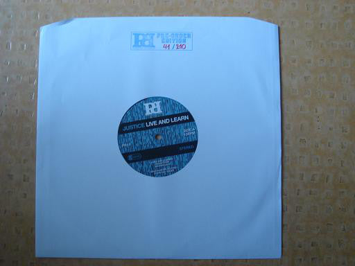 Justice (14) : Live And Learn (12", Ltd, Num, Blu + CDr, Ltd)