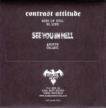 See You In Hell / Contrast Attitude : See You In Hell / Contrast Attitude (7", EP, RP, Ora)