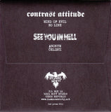 See You In Hell / Contrast Attitude : See You In Hell / Contrast Attitude (7", EP, RP, Ora)