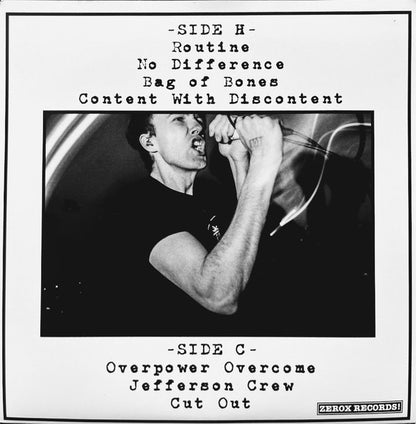 Outside Looking In : Content With Discontent (7", Blu)