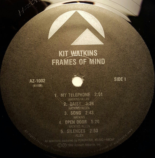 Kit Watkins : Frames Of Mind (LP, Album)