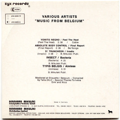 Various : Music From Belgium (CD, Maxi, Comp)